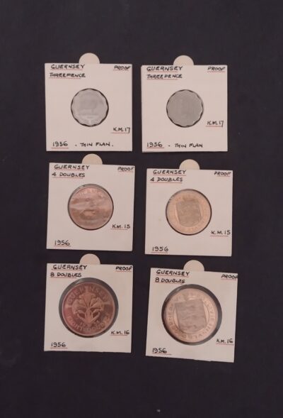 Proof Set - 1956 | Guernsey - 6 x Double Coin Set