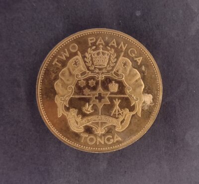 2 Pa'Anga - 1968 | Tonga - King Tupou IV - Image 2