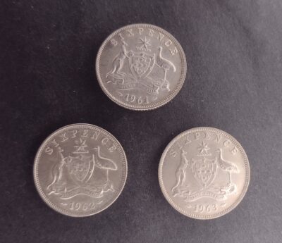 Sixpence - 1961,1962,1963 | Australia